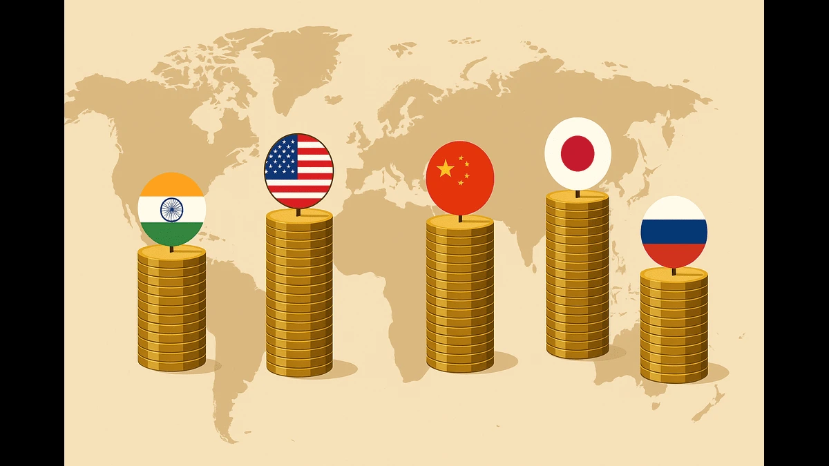 Global Debt Comparison 2025, United States Debt Situation, India Debt-to-GDP Ratio.