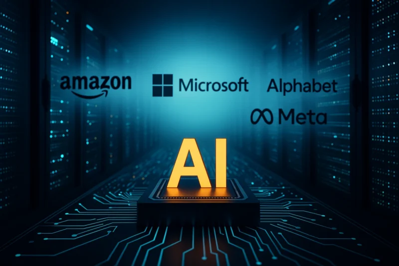 Inside Big Tech’s $320B AI Gamble: Risks, Rivals, and Roadblocks, Modern AI data center infrastructure