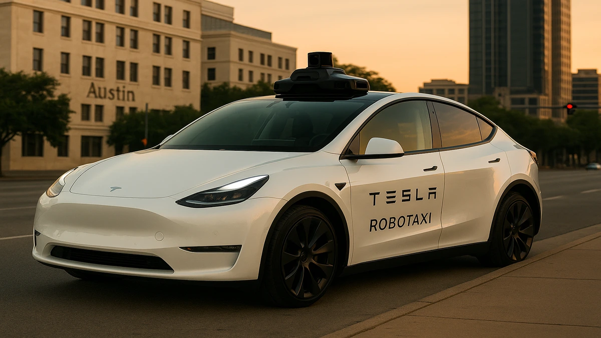 Tesla robotaxi debuts in Austin, texas