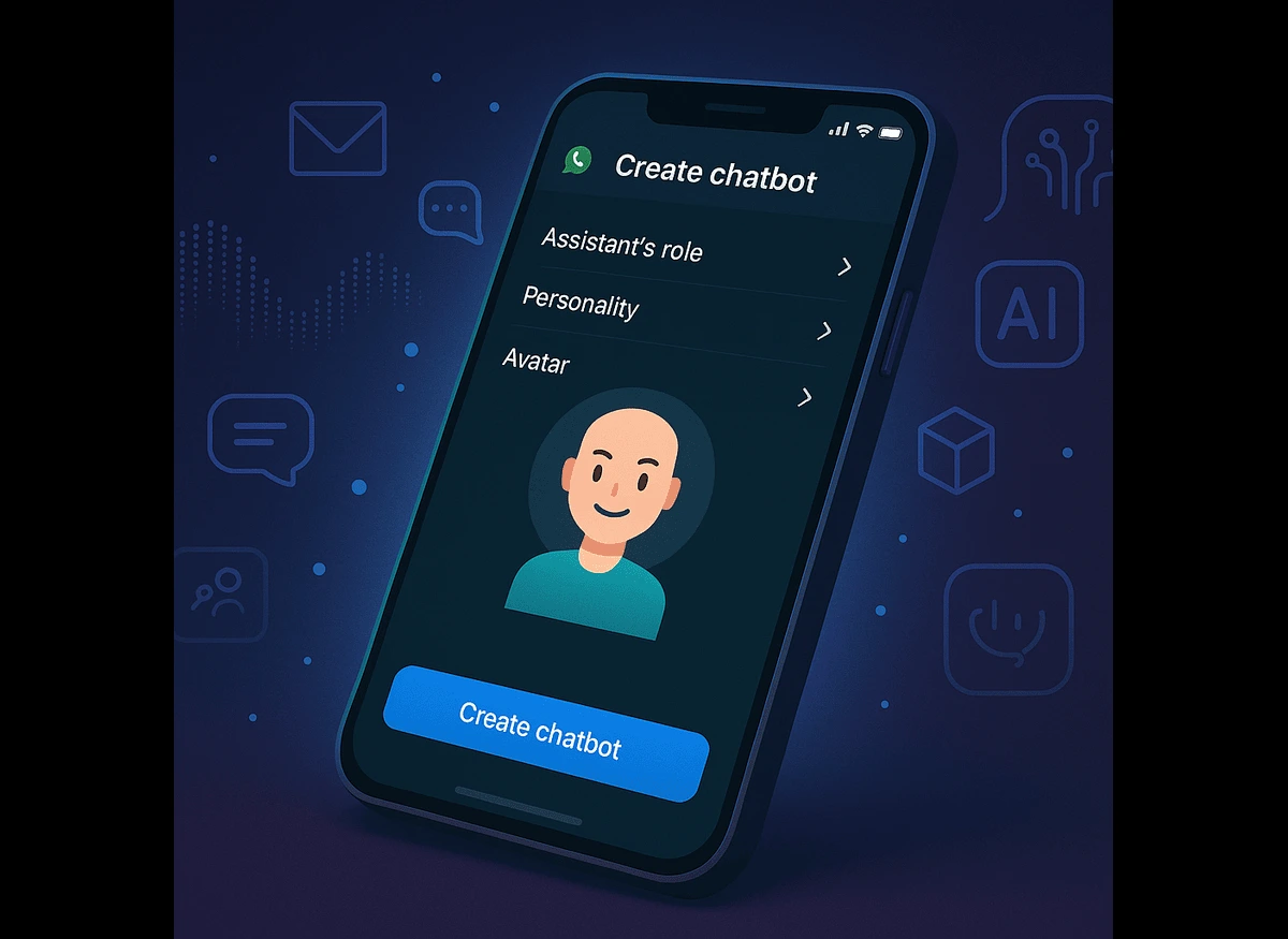 WhatsApp Launches No-Code AI Chatbot Builder in Beta, Meta AI, No-Code AI, Poniak Research