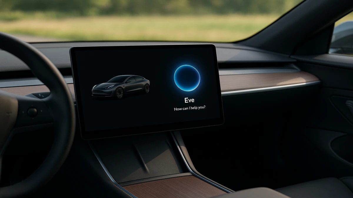 Tesla Grok 4 Integration, New In-Car AI ‘Eve’ Transforms Driving Experience