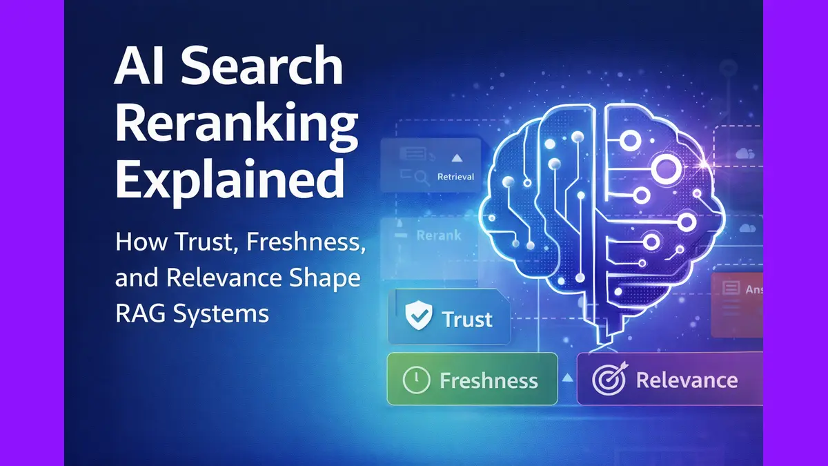 AI Search Reranking Explained: How Trust, Freshness, and Relevance Shape RAG Systems