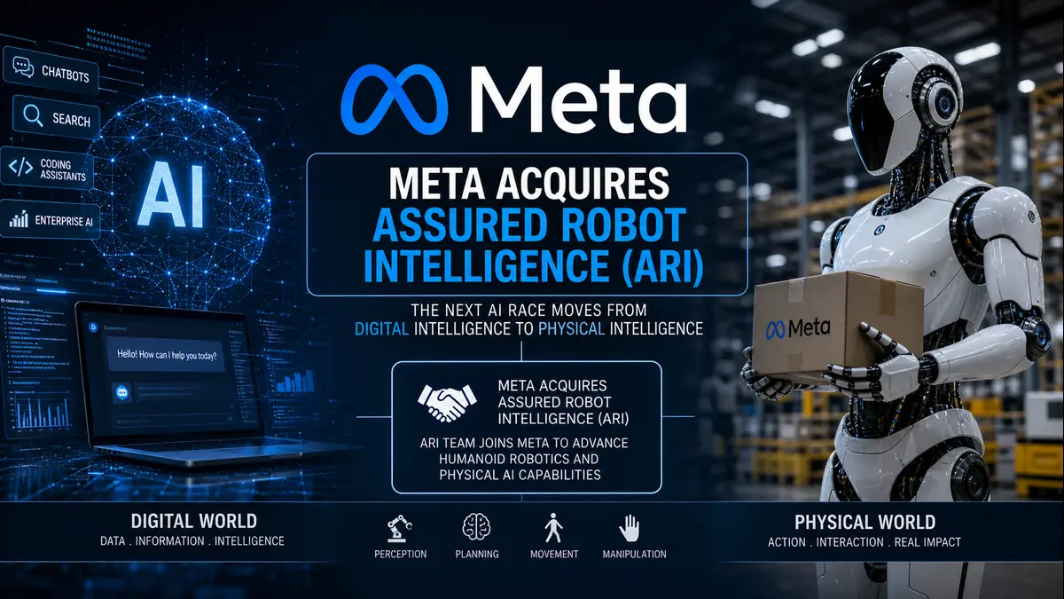Meta’s ARI Acquisition: The Next AI Race Moves Into Robotics