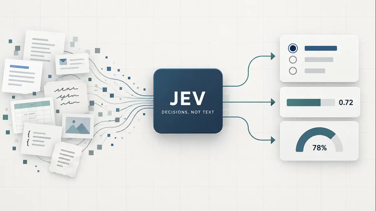 Jev AI Explained: How It Decides Without Writing Text